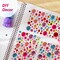 Wrapables 327pcs Acrylic Self Adhesive Crystal Rhinestone Gem Stickers, DIY, Arts & Crafts Supplies (3 sheets), Dots